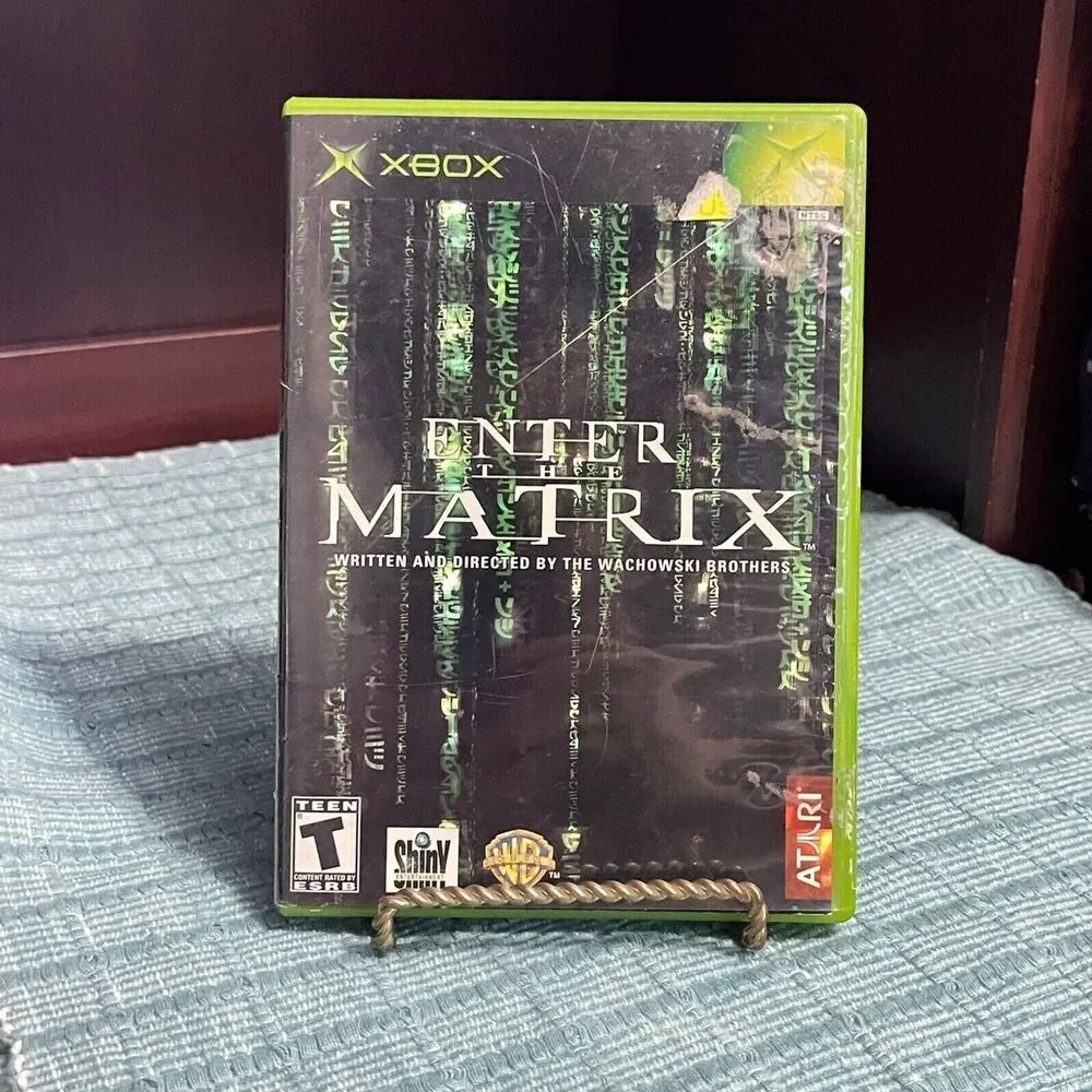 Enter the Matrix (Microsoft XBOX) TESTED Complete Case Disc Book Video Game